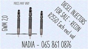 GWM 2,0 BEST QUALITY RECONDITIONED DIESEL INJECTORS FOR SALE