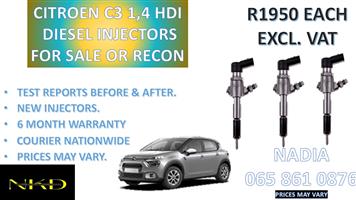 DIESEL INJECTORS FOR SALE FOR CITROEN C3 1.4 HDI - NATIONWIDE