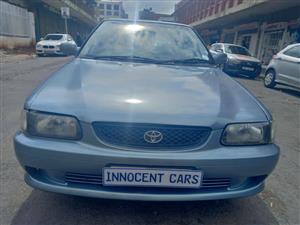2003 TOYOTA TAZZ 1.3 PETROL, MANUAL TRANSMISSION, BLUE COLOR, MILEAGE 105000KM Spare key