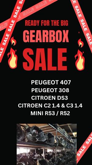 At Mini and French Citi, we’re changing gears with a MASSIVE GEARBOX SALE 