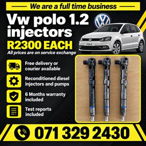 VW POLO 1.2 INJECTORS FOR SALE WITH WARRANTY INCLUDED 