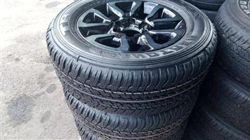 18" Toyota Legend 50 RS mag with brand new 265/60/18 Dunlop Grandtrek AT to use for spare 