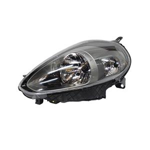Fiat Punto 2012 Replacement Headlight LHS w/socket
