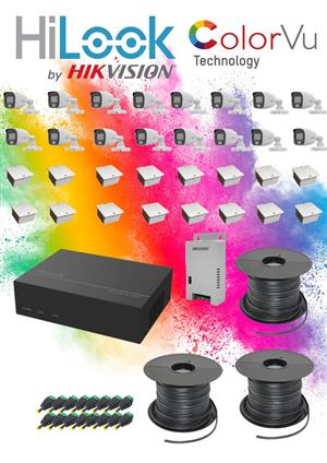 HiLook by Hikvision 16 Channel Color Vu CCTV kit With 1TB SSD