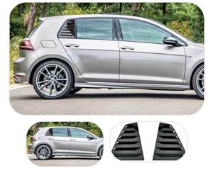 Golf 7,7.5 gloss black window covers