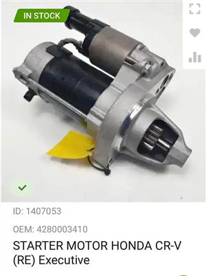 STARTER MOTOR HONDA CiVIC CR-V  