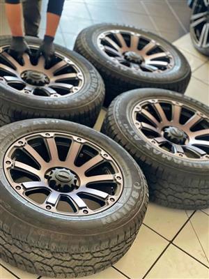 20" A-Line Wheels & Sailun Terramax A/T Tyres (Fits Ford Ranger / Hilux / Isuzu)