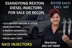 Diesel Injectors Ssangyong Rexton