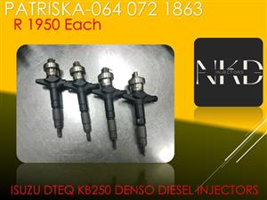 AFFORDABLE DIESEL INJECTORS FOR ISUZU DTEQ KB250 FOR SALE