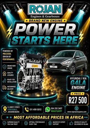 HYUNDAI/KIA G4LA ENGINE (BRAND-NEW)
