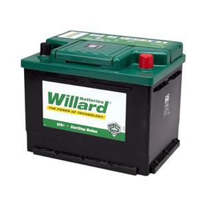Willard 646 Car Battery | 12V 55Ah 380CCA | Maintenance-Free