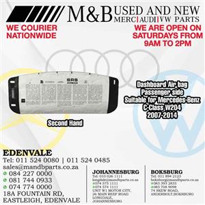Dashboard Airbag Passenger Side (Second Hand) Suitable for Mercedes-Benz C-Class W204  2007-2014