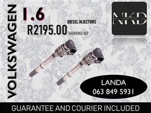 VOLKSWAGEN POLO 1.6 DIESEL INJECTORS BULTFONTEIN FREE STATE 