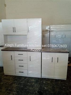 Kitchen set and 4 door wardrobes
