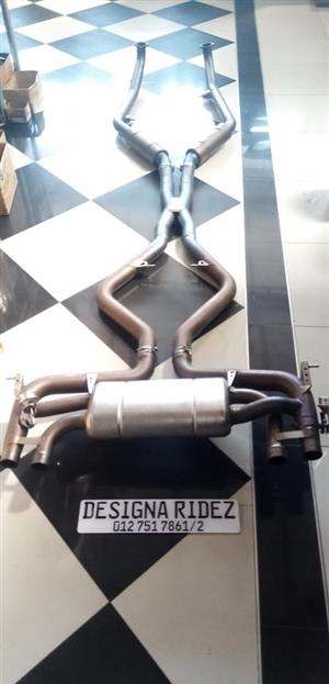 BMW EXHAUST FOR X6M OEM AKRAPOVC EXHAUST