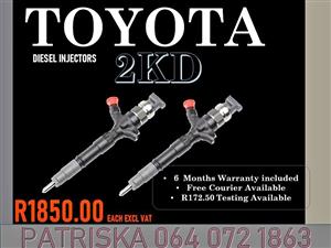 Toyota 2kd diesel injectors for sale on same day service