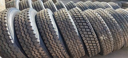 GOOD QUALITY SECOND HAND TRUCK AND TRAILER TYRES