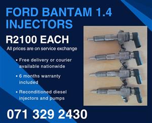 FORD BANTAM 1.4 INJECTORS FOR SALE WITH WARRANTY 