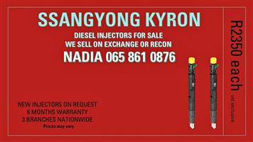 SSANGYONG KYRON DIESEL INJECTORS FOR SALE