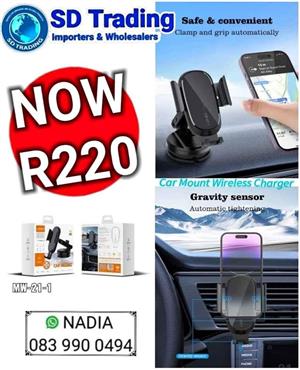 Wireless Charging Car Phone Holder MW21-1