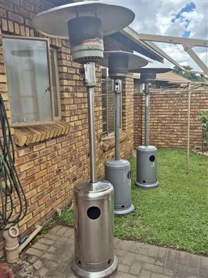 Patio Gas heaters for sale. Per each.
