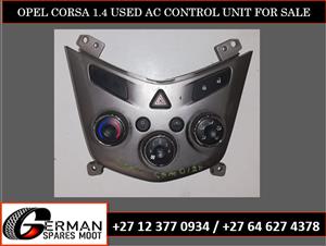 Opel corsa 1.4 used AC control unit for sale 