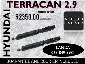 HYUNDAI TERRACAN DIESEL INJECTORS FOR SALE IN PRETORIA GAUTENG 