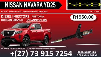 Navara yd25 Nissan Recon Diesel Fuel Injectors 
