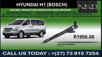 Hyundai H1 Bosch Diesel Injectors 