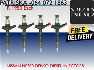 NISSAN NP300 DENSO DIESEL INJECTORS FOR SALE