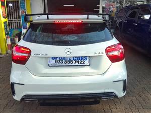 2017 MERCEDES BENZ A45 AMG 4MATIC TURBO AUTOMATIC  WHITE LEATHER SUNROOF PETROL SERVICE BOOK 32