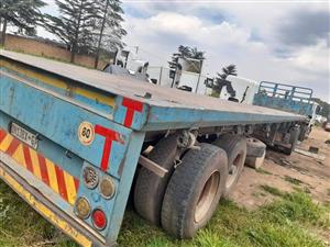 2003 - SATB 6x12 Superlink Flat Deck Trailer now on sale  | Ready for Work | Price Dropped