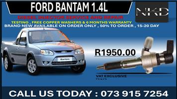 Ford Bantam 1.4L Diesel Injectors 