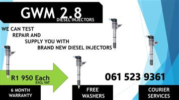 DIESEL INJECTORS FOR GWM 2.8 FOR SALE 