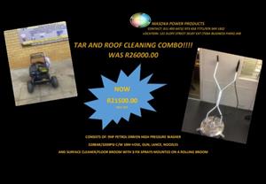 TAR AND ROOF CLEANING COMBO