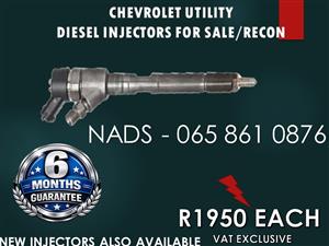 CHEVROLET UTILITY BOSCH DIESEL INJECTORS FOR SALE OR TO RECON NATIONWIDE