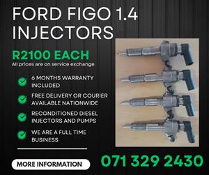 FORD FIGO 1.4 INJECTORS FOR SALE WITH WARRANTY 
