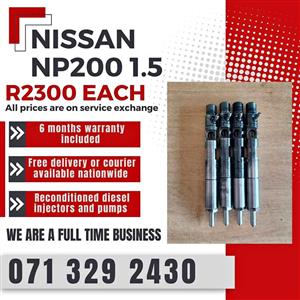 NISSAN NP200 1.5 INJECTORS FOR SALE WITH WARRANTY