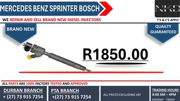 Mercedes Sprinter Bosch Diesel Injectors 