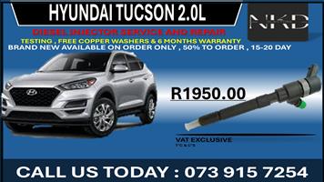 Hyundai Tucson 2.0L Diesel Injectors 