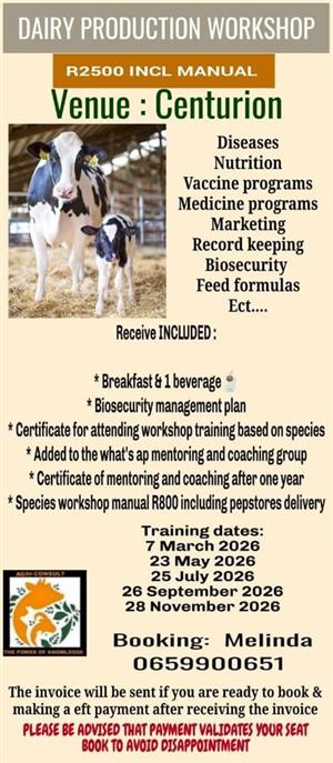 Cattle production training