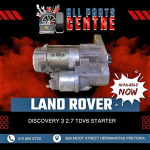 Land Rover Discovery 3 2.7 TDV6 Starter 