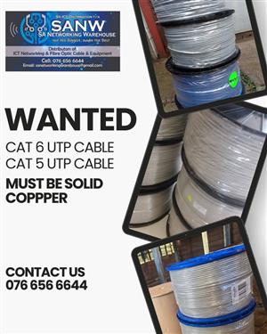 Wanted: Cat 6 LAN Cable for cash