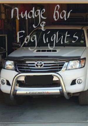 Nudge Bar & Fog Lights and extras for Toyota legend 45 