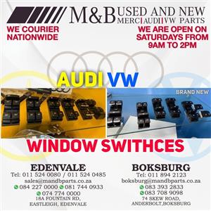 AUDI & VW WINDOW SWITCHES (NEW)