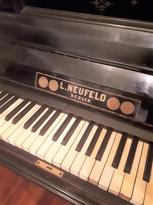 Antique upright Piano - L Neufeld from the turn of the century