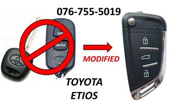 Toyota Etios Spare Key