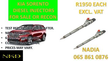 DIESEL INJECTORS FOR SALE FOR KIA SORENTO