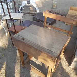 Antique Wooden School Desk For Sale Junk Mail