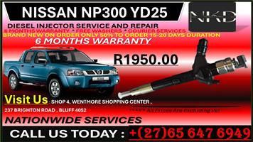 NISSAN NP300 YD25 DIESEL INJECTORS